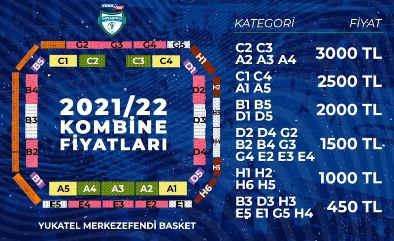Merkezefendi Basket’te kombine satışları başladı
