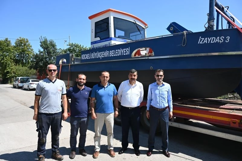 Yangınların kirlettiği Bodrum sahillerini temizleyecek araç yola çıktı
