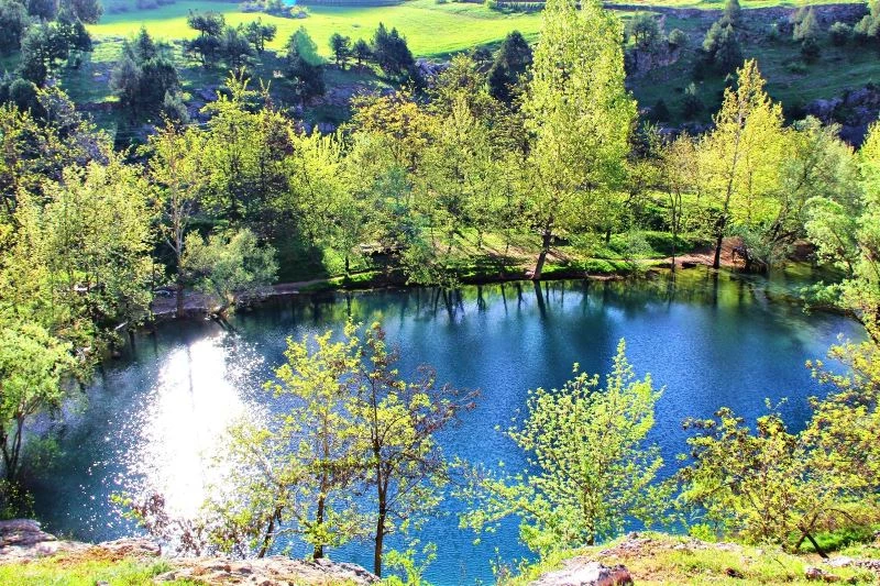 Yeşilgöz, ziyaretçilerine eşsiz güzellikler sunuyor
