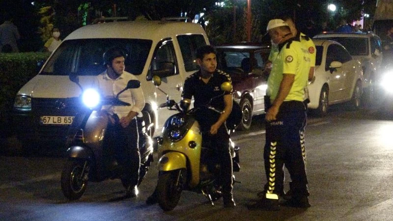 Kurallara uymayan sürücüler cezalandırıldı
