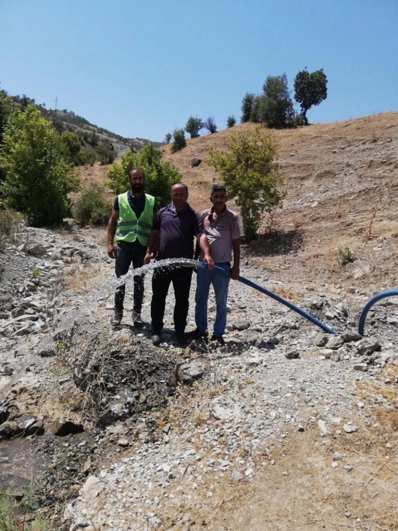 Şenoba Bekediyesinden yeni yerleşim yerlerine içme suyu şebekesi
