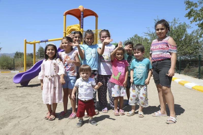 Çocukların park isteğini Aydın Büyükşehir Belediyesi gerçekleştirdi
