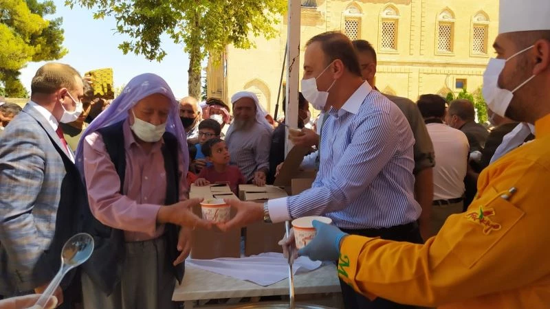 Şanlıurfa’da aşure ikramına yoğun ilgi
