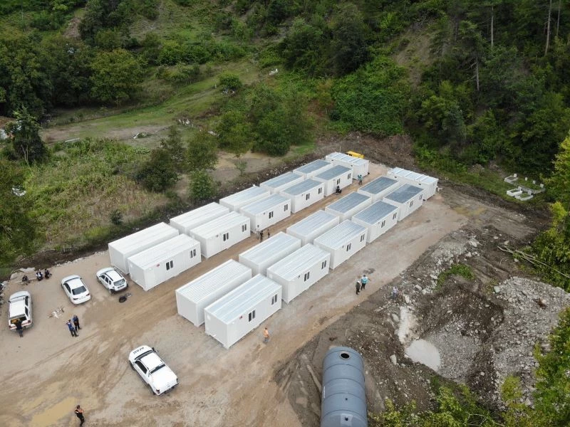 Babaçay’da konteyner köy kuruldu
