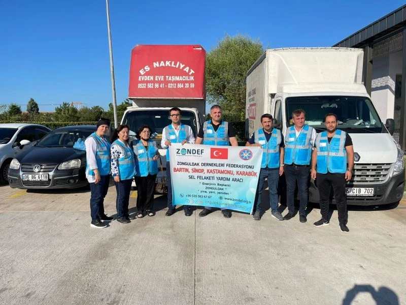 ZONDEF’den sel bölgelerine yardım desteği
