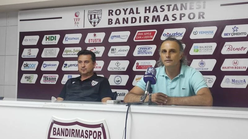 Bandırmaspor Teknik Direktörü Gürsel: 