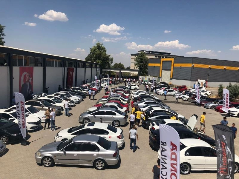 Honda tutkunları Gaziantep’te buluştu
