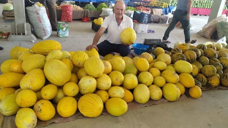 Yerli kavun tezgahlarda yerini aldı
