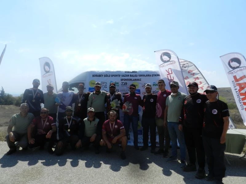 ESBALDER sportif sazan balığı yakalama etkinliğinde birinciler belli oldu
