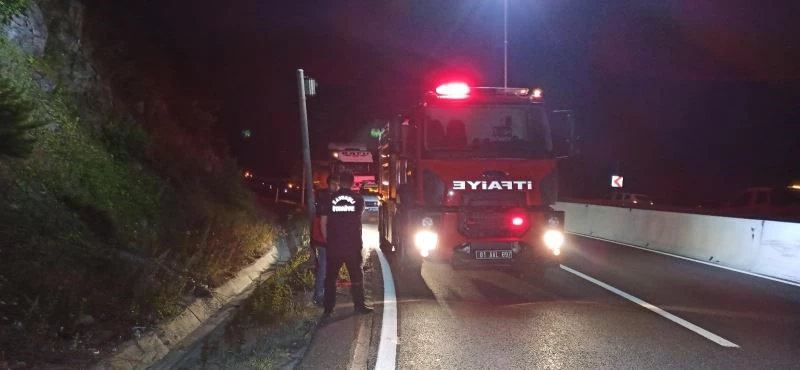 Tehlikeli madde taşıyan tankerin dosesi çıktı
