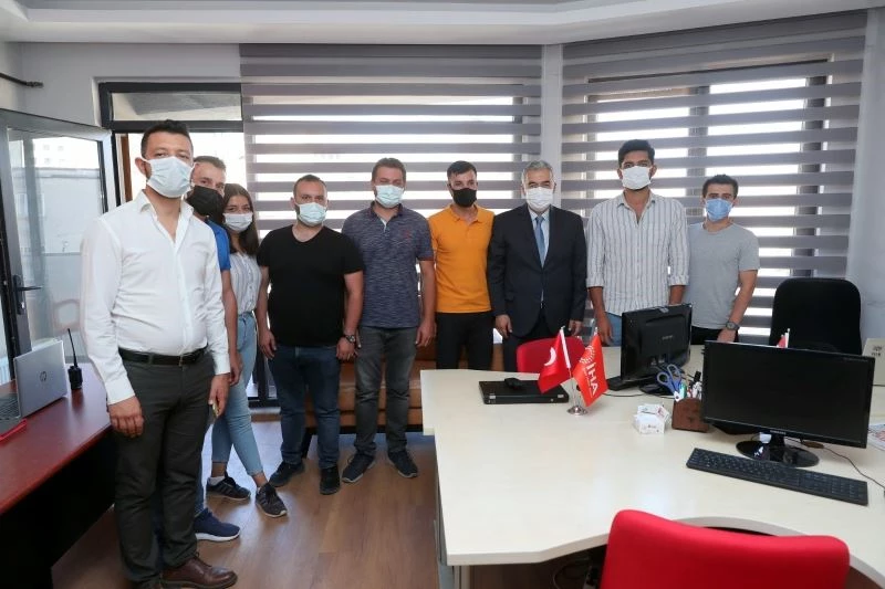 Vali Erol Ayyıldız basın kuruluşlarını ziyaret etti
