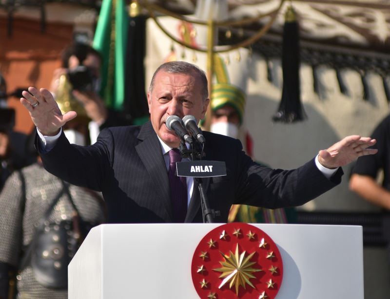 Cumhurbaşkanı Erdoğan Ahlat’ta konuştu: 
