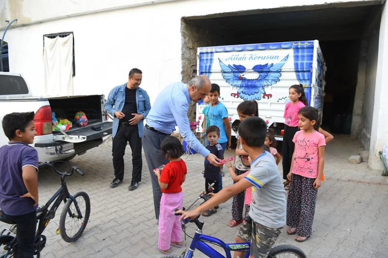 Başkan Okay, Bertiz bölgesinde incelemelerde bulundu
