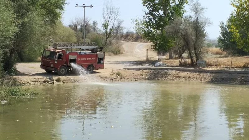 Kınalı koçlar için 200 tanker su taşıdılar
