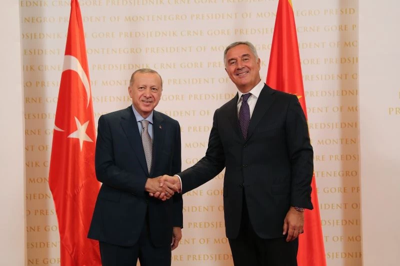 Cumhurbaşkanı Erdoğan, Karadağlı mevkidaşı Djukanovic ile görüştü
