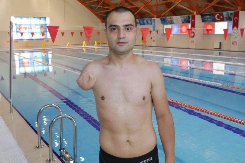 Engelli milli yüzücünün hedefi Avrupa şampiyonluğu
