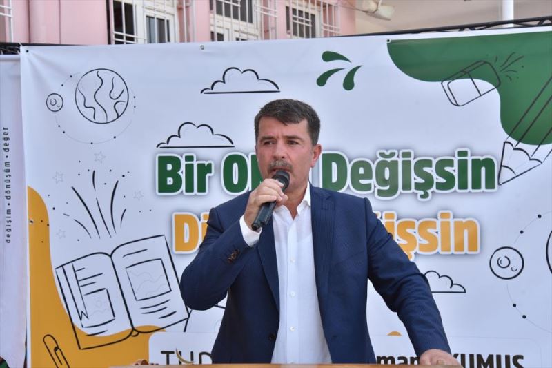 Türkoğlu Belediyesi Ceceli Okulunda bakım ve onarım gerçekleştirdi