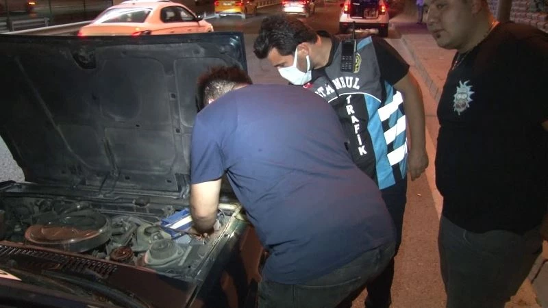 İstanbul’da abartı egzoz ve modifiye denetimi yapıldı
