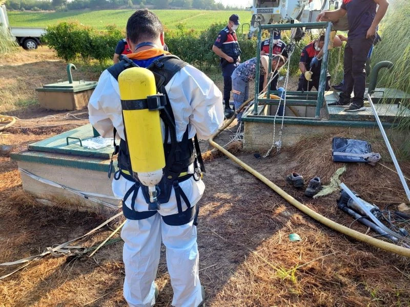 Tesisatçının cansız bedeni kuyuda bulundu
