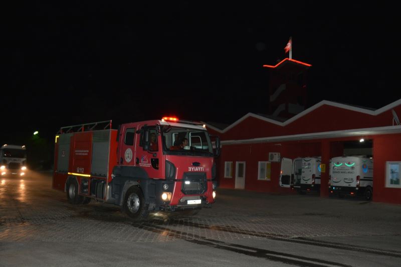 Mersin’den Tunceli’deki yangınla mücadeleye destek
