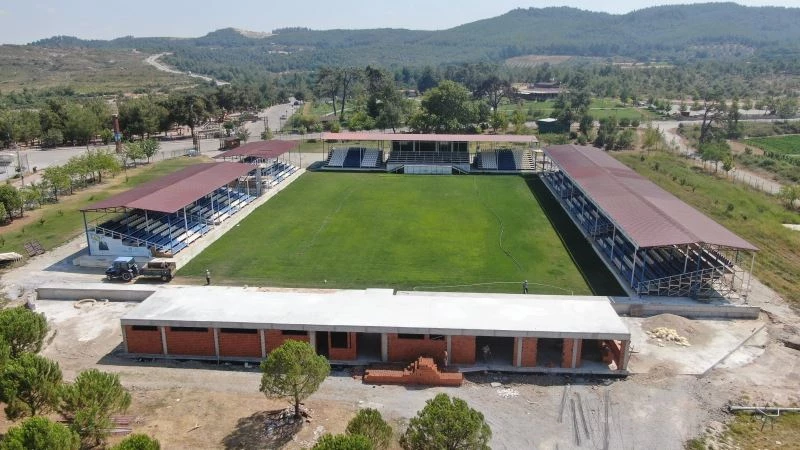 Ortaköy Er Meydanına ek tribün yapılıyor
