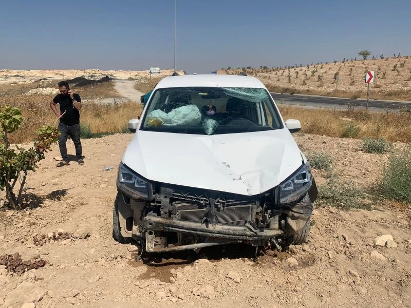 Alternatif yolu deneyen sürücü kaza yaptı
