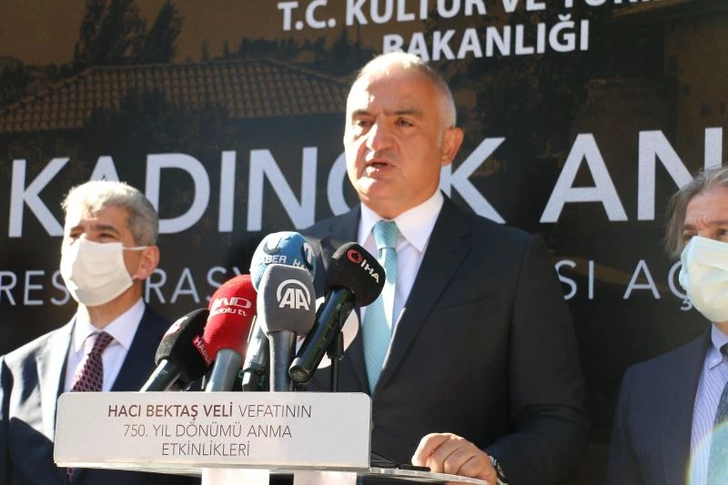 Kültür ve Turizm Bakanı Ersoy, Hacıbektaş’ta Kadıncık Ana Evi’nin açılışını yaptı

