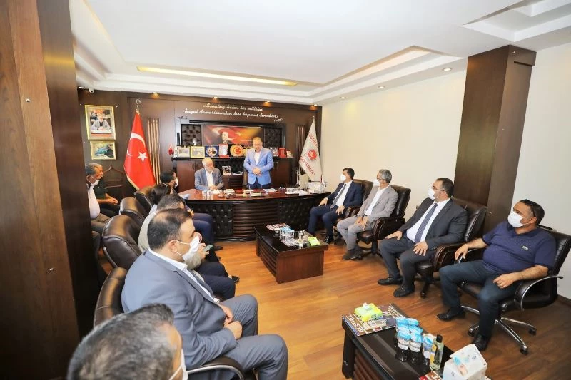 Fadıloğlu ile Uzer, kooperatif ziyaretleri gerçekleştirdi
