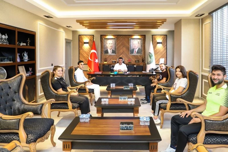 Başkan Doğan: “Sporcularımızın daima arkasındayız”
