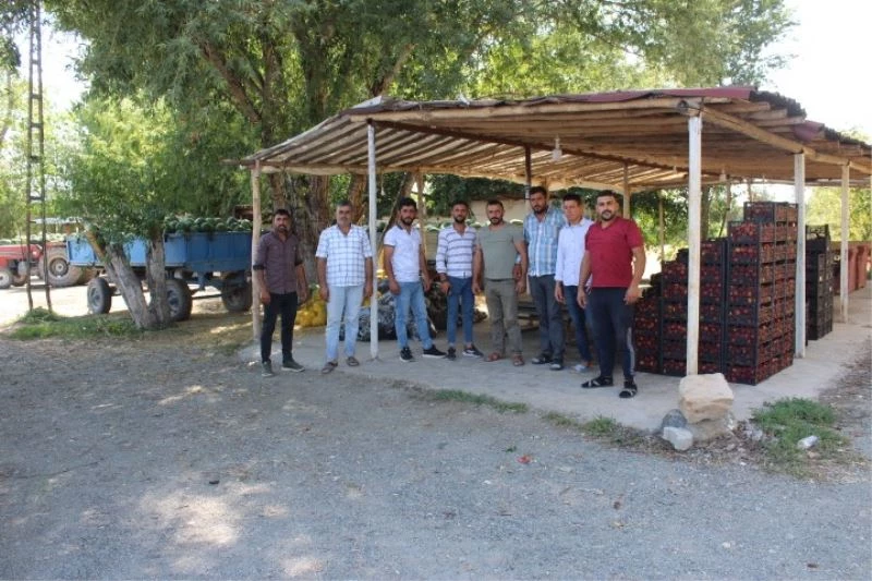 Iğdır’da yetiştirilen yerli ürünler Nahçıvan Yolu üzerinde sergileniyor
