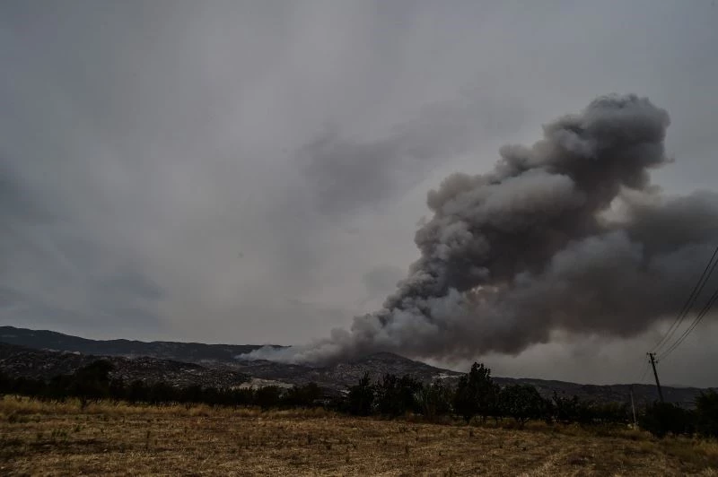 Yatağan’da yangınla mücadele fotoğraf karelerine yansıdı
