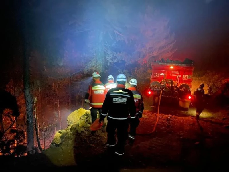 Orman yangınlarıyla mücadeleye CEKUT ekipleri de destek veriyor
