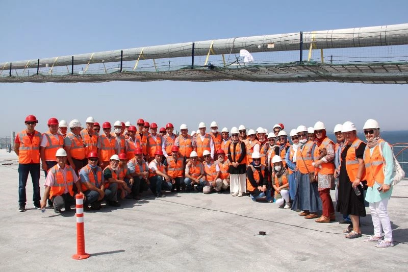 AK Parti Çan ilçe teşkilatı 1915 Çanakkale Köprüsünü ziyaret etti
