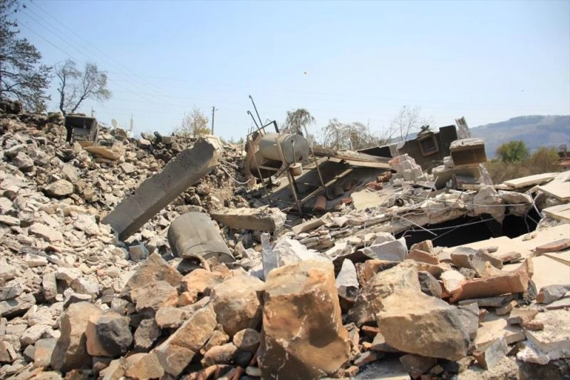 Yangın sonrası Akseki