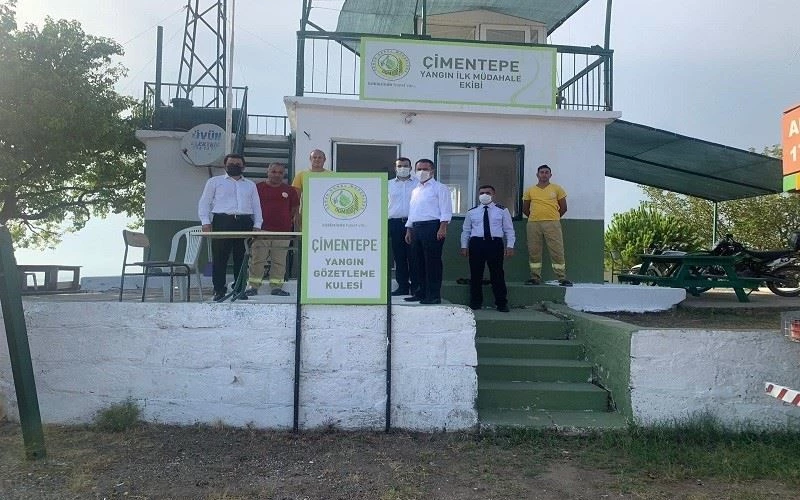 Vali Aktaş’tan Çimentepe Yangın Gözetleme Kulesi’ne ziyaret
