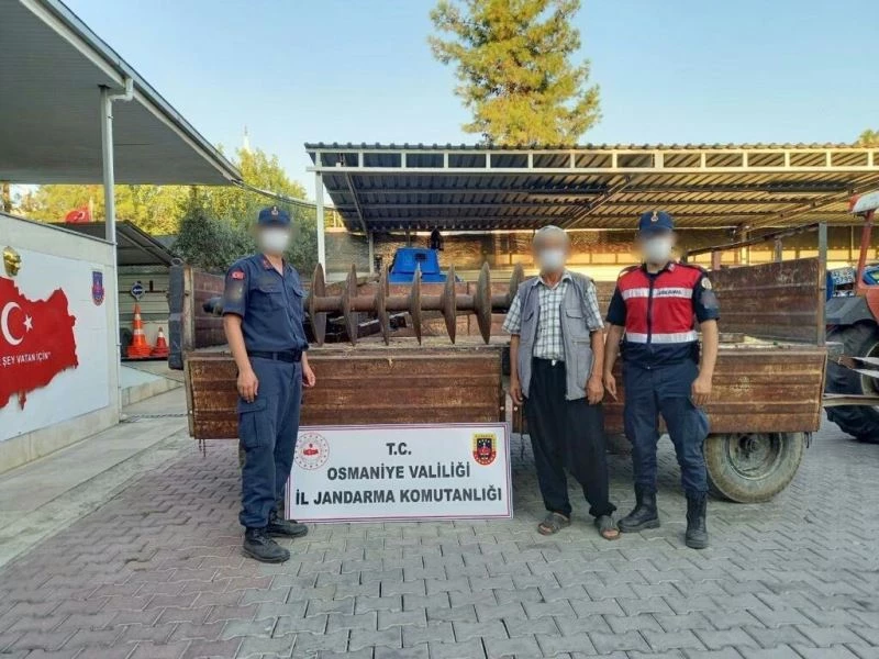 Osmaniye’de bağ ve bahçeden hırsızlık yapan zanlı yakalandı
