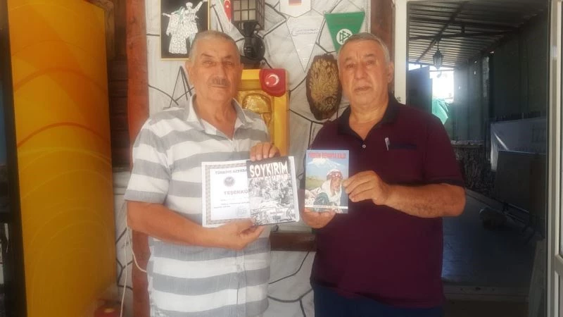 Ünsal’dan Seyfettin Ayakyay’a teşekkür belgesi
