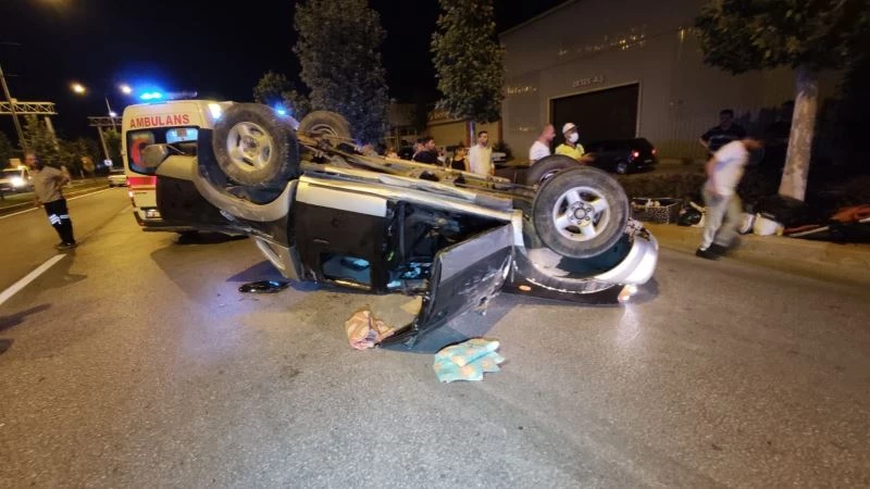 Taklalar atan cipteki 5 kişi ölümden döndü
