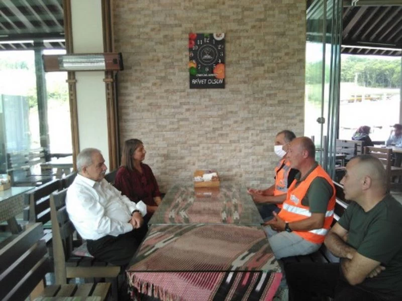 Ateş avcılarını Başkan Demirtaş karşıladı
