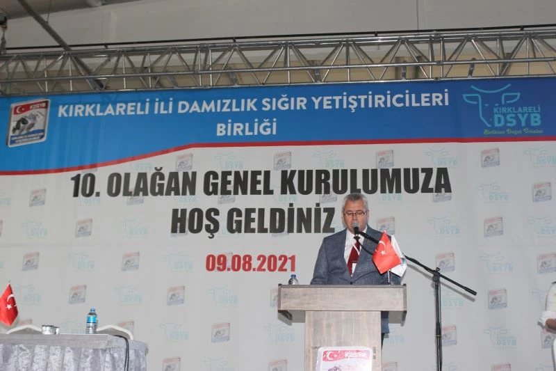Kırklareli Damızlık Sığır Yetiştiricileri Birliği 10. Olağan Genel Kurulu yapıldı
