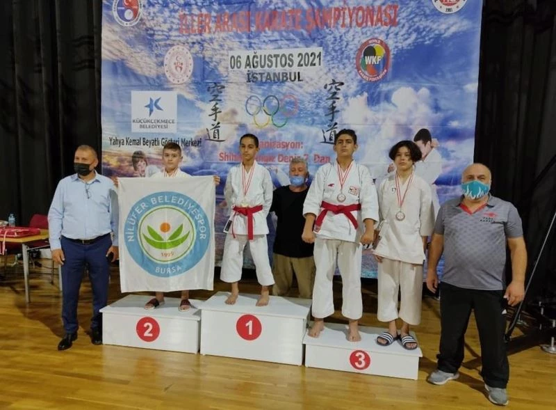 Nilüferli karatecilerden kürsüye ambargo
