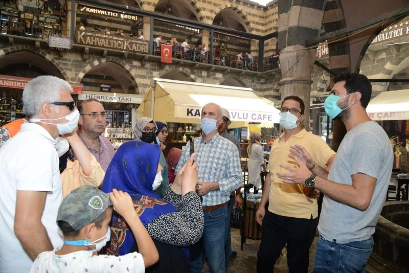 Konya’dan gelen görme engelliler Diyarbakır’ı hissetti
