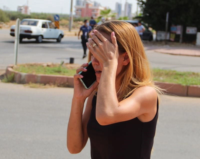 Kaza yapan Kırgız kadının yaralı üzüntüsü
