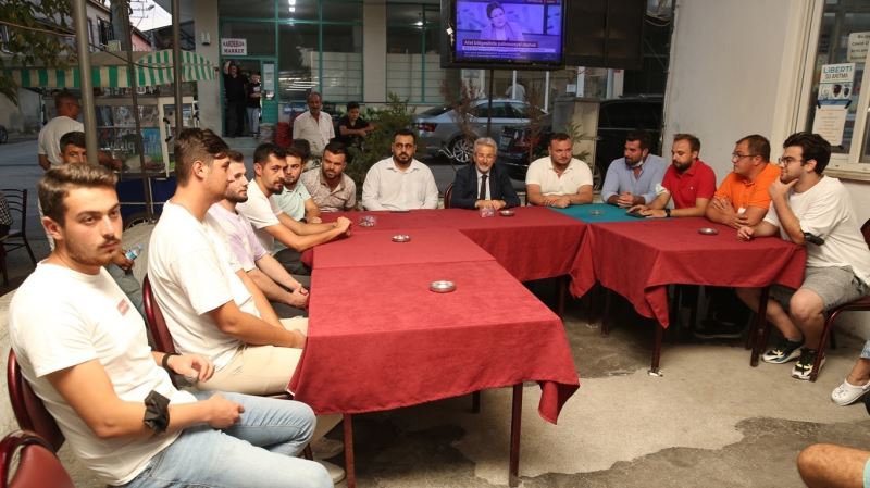 Başkan Erdem Yolçatı gençlerini dinledi
