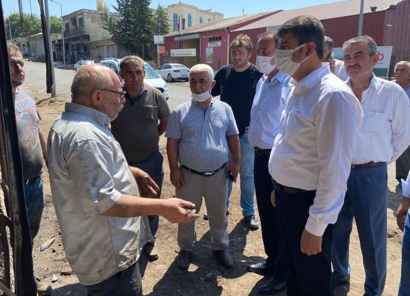 Milletvekili Tutdere, demirciler çarşısı esnafıyla bir araya geldi
