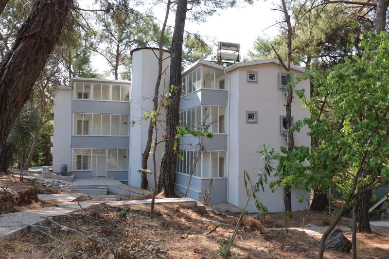 Gençlik kampının yapımında sona gelindi
