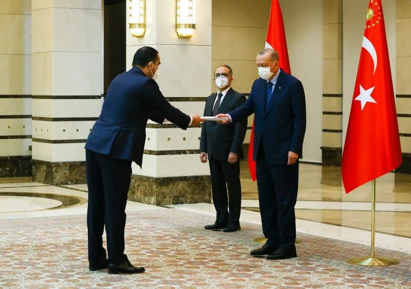 Cumhurbaşkanı Erdoğan, Tacikistan Büyükelçisini kabul etti
