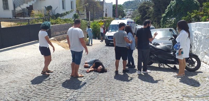 Kaza sonrası şoka girdi
