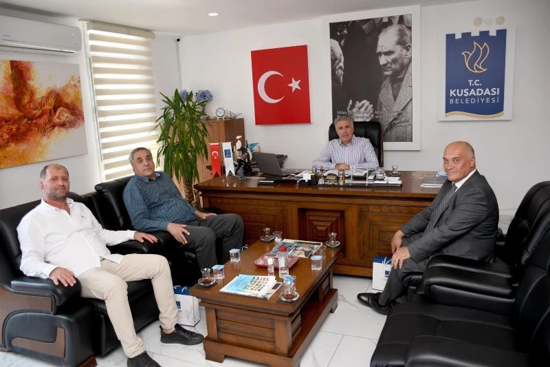 Tuzlukçu Ve Han Belediye Başkanları Kuşadası’na geldi
