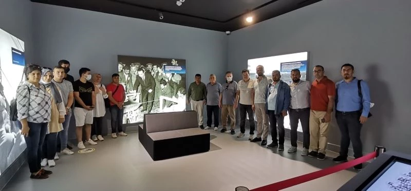 Nazilli Ticaret Odası yönetimi ve meclis üyeleri Demokrasi ve Özgürlükler Adası’nı gezdi
